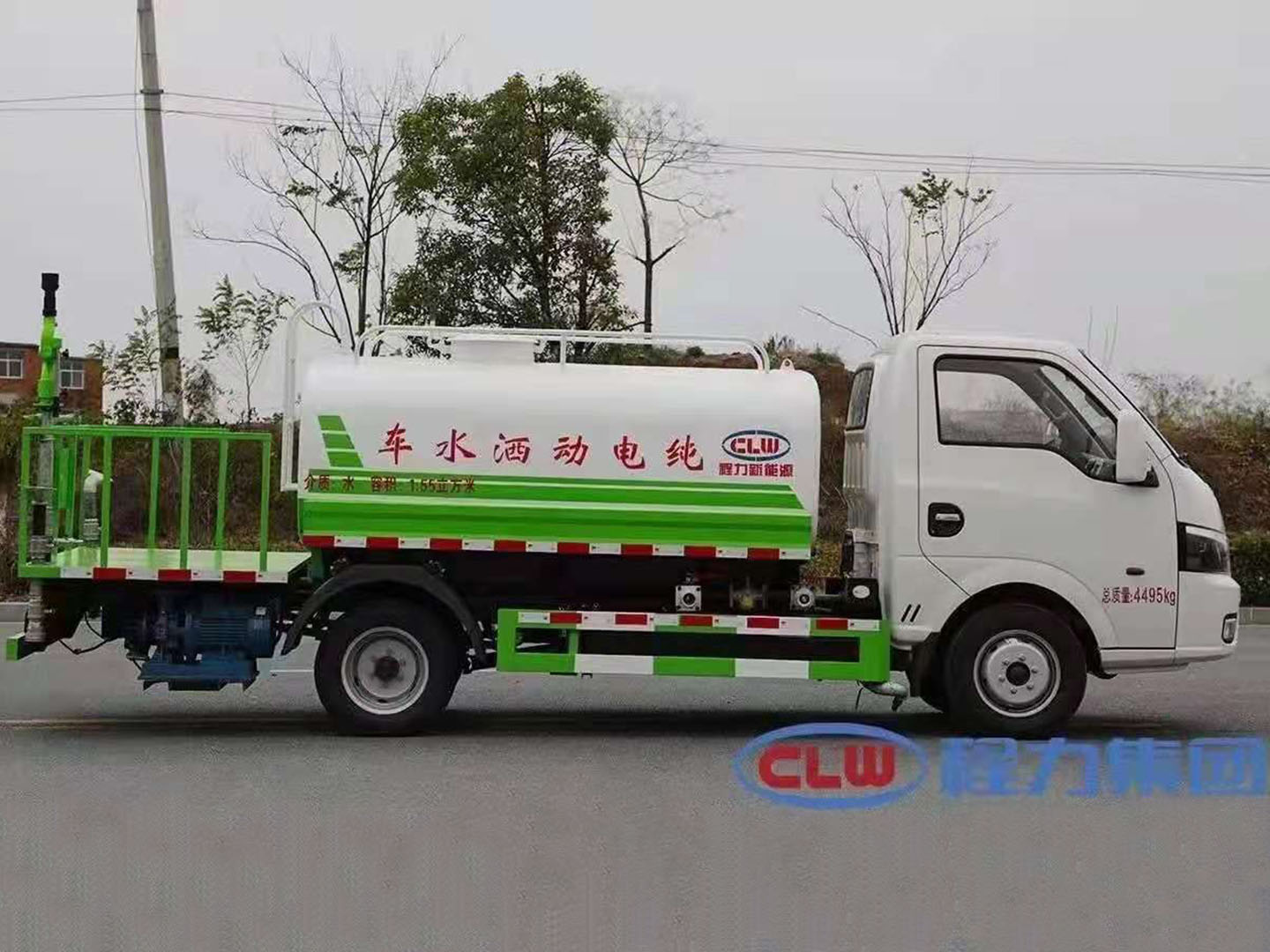 东风5方纯电动洒水车